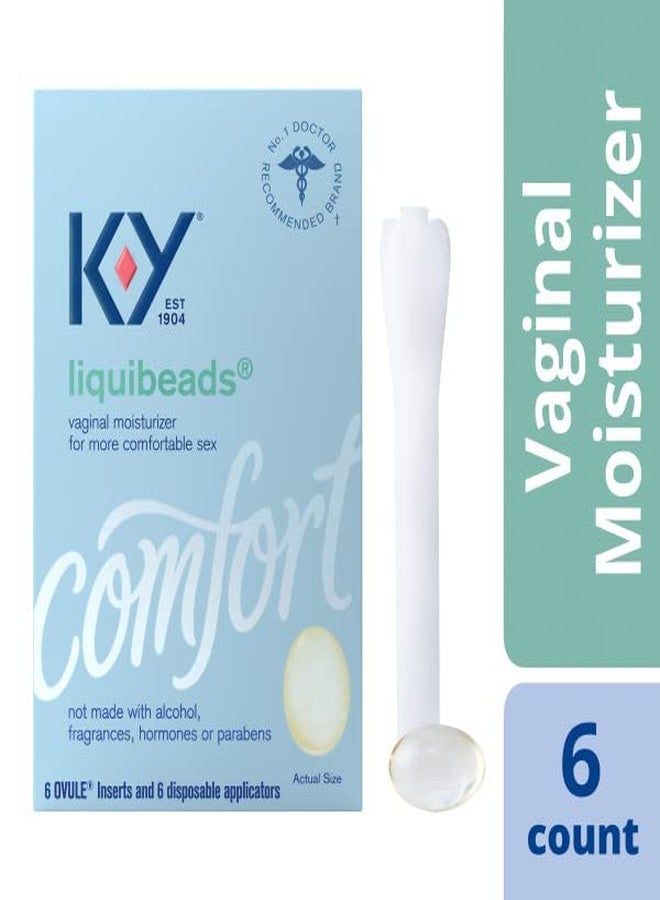 كيه - واي كي واي ليكويبيدز تركيبة سيليكونية، 6 خرزات داخلية و6 أدوات تطبيق، مرطب ومزلق مهبلي لعلاقة جنسية أكثر راحة للرجال والنساء والأزواج (عبوة من 3 قطع) - Image 2